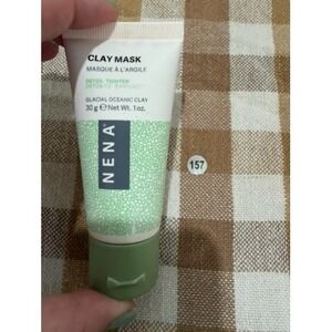 NENA Glacial Oceanic Clay Mask Detox Tighten Skincare 30g 1oz Travel Size NEW